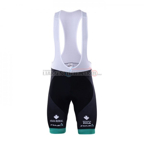 Abbigliamento Ciclismo Caja Rural Manica Corta 2018 Verde Bianco